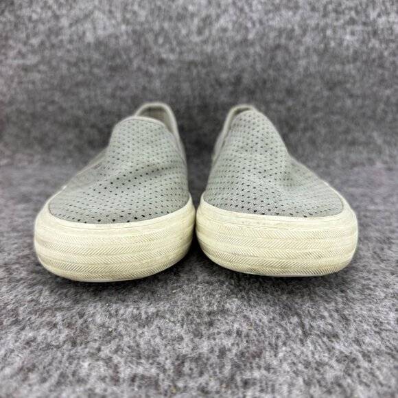 ✅Keds Womens 7.5 Perforated Slip-On Sneakers Gray Casual Comfort Shoes WH60960 - Picture 5 of 11